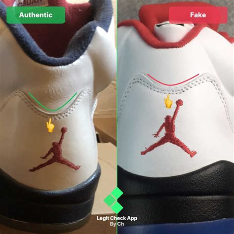 how to know if jordan 5s are fake